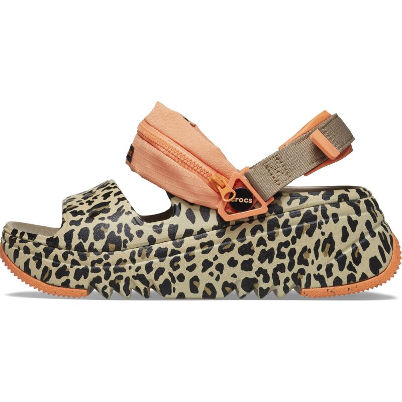 Crocs™ Hiker Xscape Animal Sandal Khaki/Leopard