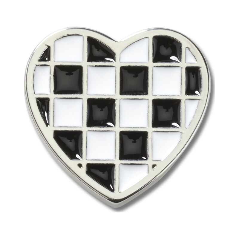 Crocs™ SILVER CHECKERBOARD HEART G1134000-MU