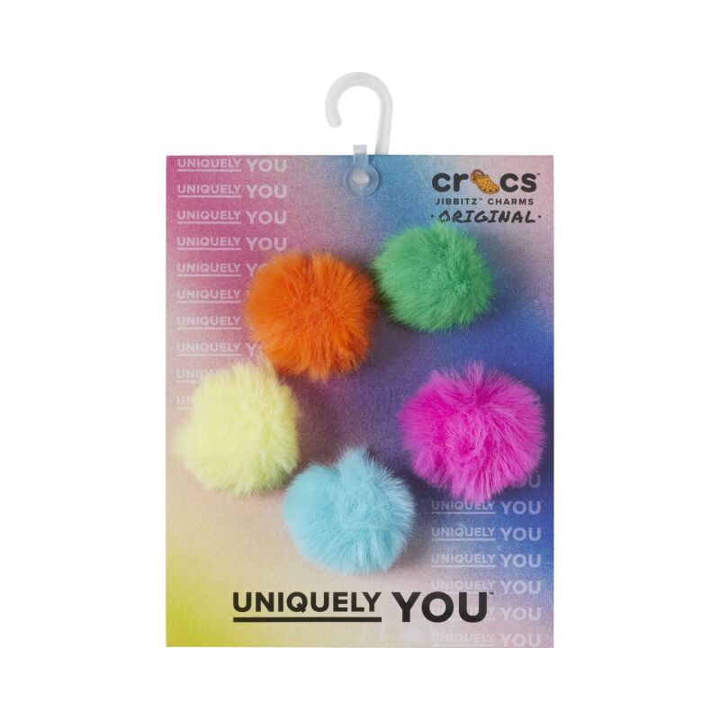 Crocs™ 80S NEON PUFF BALL 5 PACK G1137700-MU