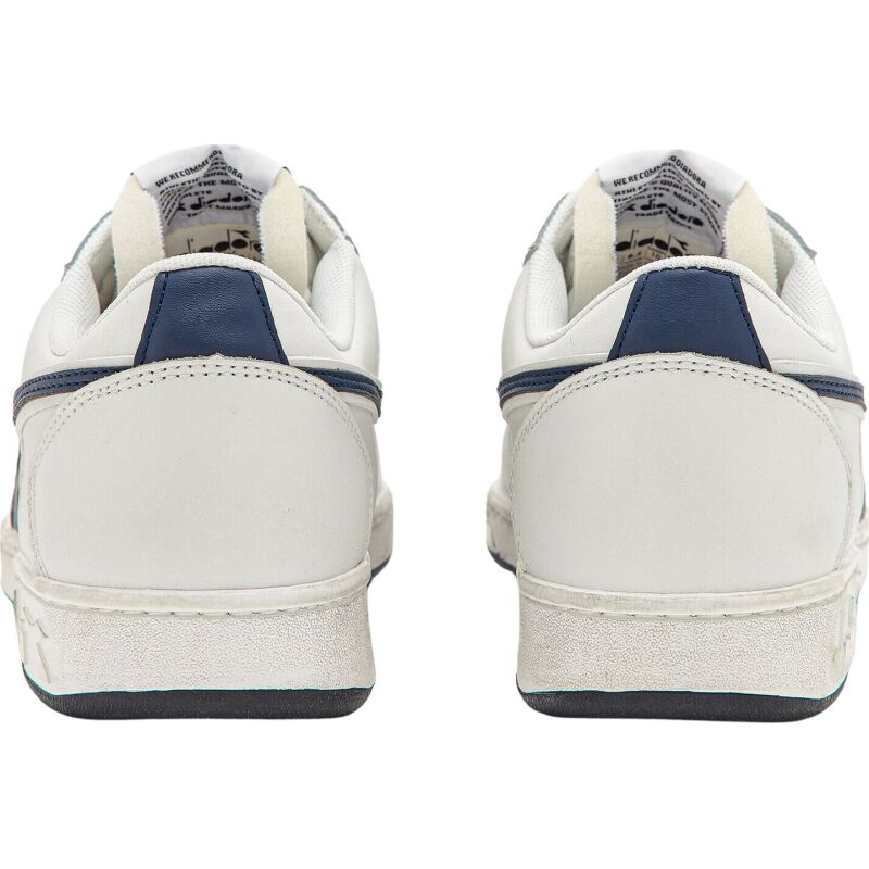 DIADORA Magic Basket Low Icona 179296 White /Blue Caspian Sea