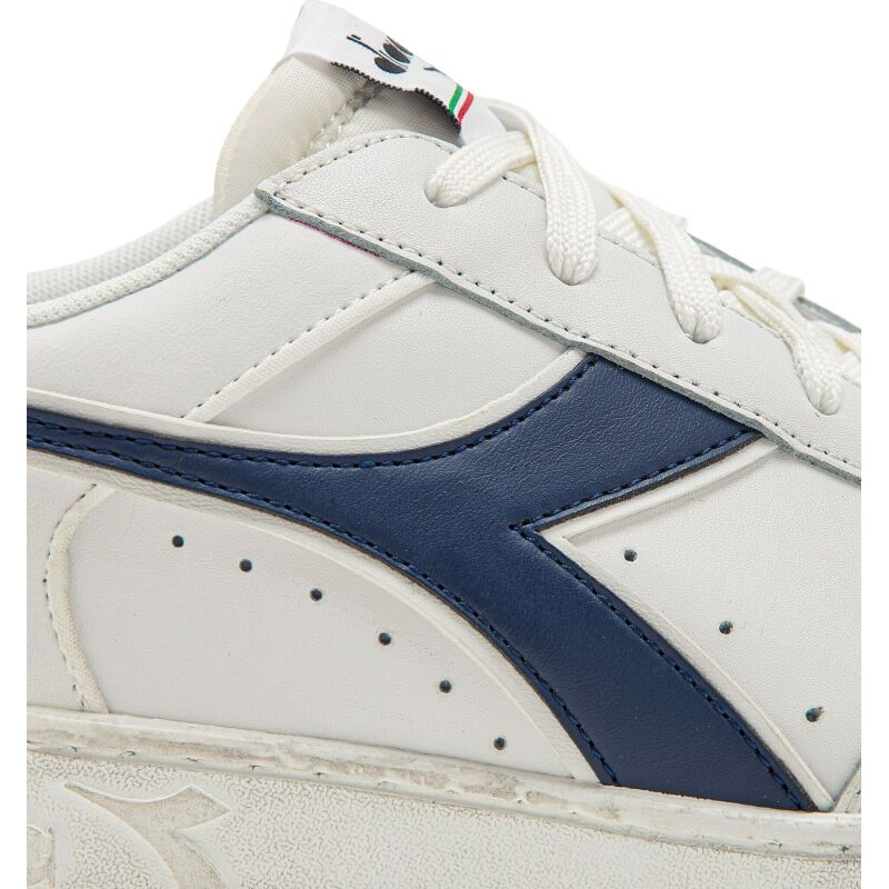 DIADORA Magic Basket Low Icona 179296 White /Blue Caspian Sea