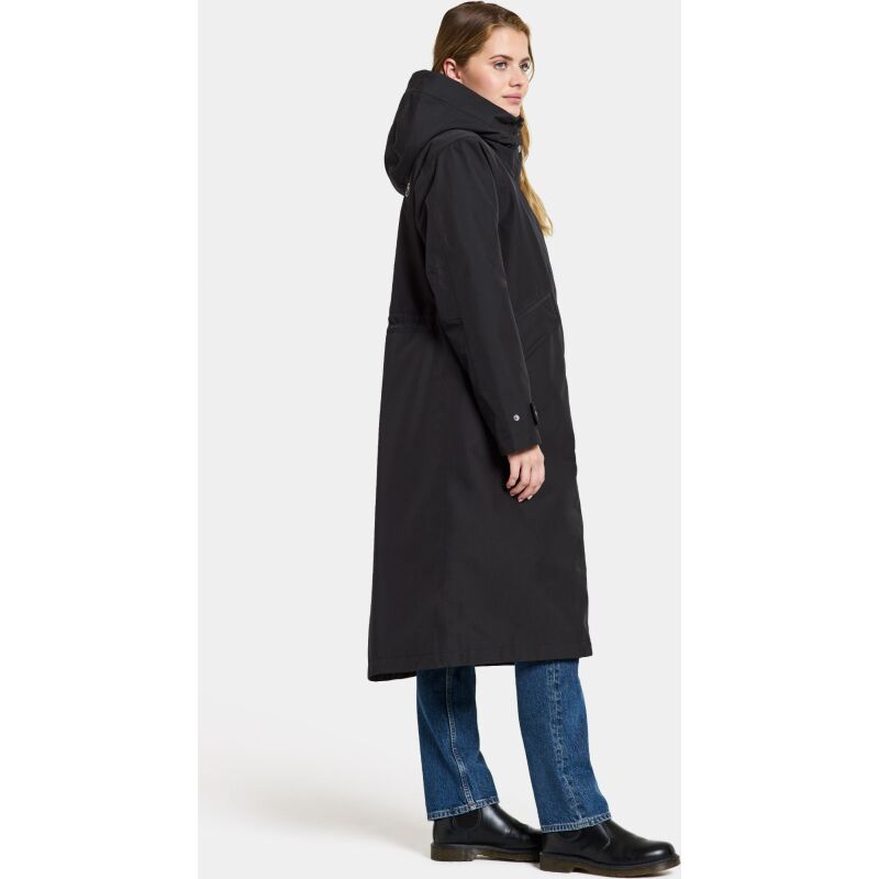 DIDRIKSONS MIA LONG WOMEN'S PARKA Black