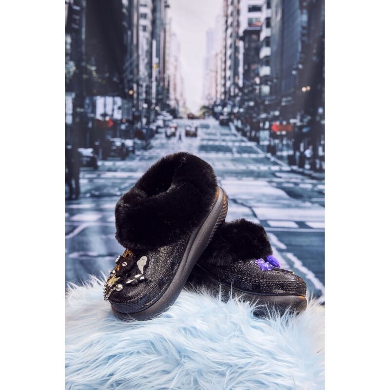 Crocs™ Furever Crush Glitter Black