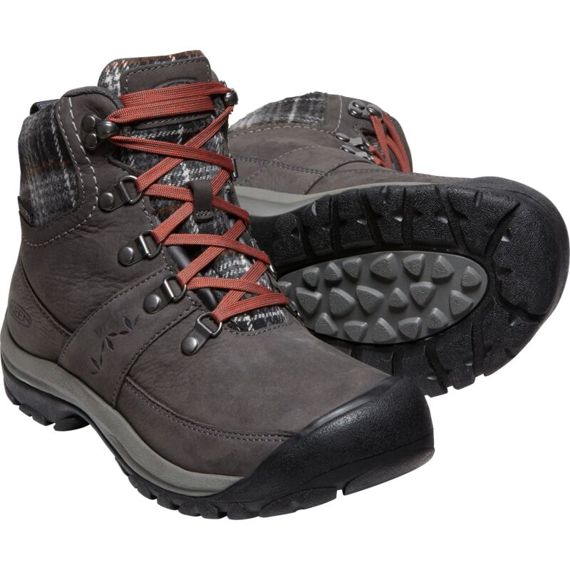 Keen Kaci Iii Winter Mid Wp Women's 1026719 Magnet/Black Plaid