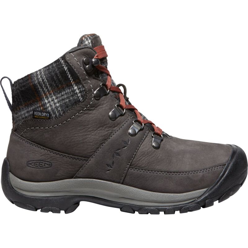 Keen Kaci Iii Winter Mid Wp Women's 1026719 Magnet/Black Plaid
