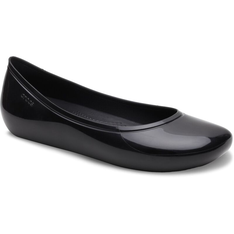 Crocs™ Brooklyn High Shine Flat Black