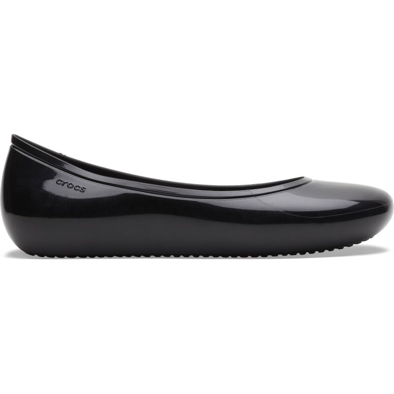 Crocs™ Brooklyn High Shine Flat Black