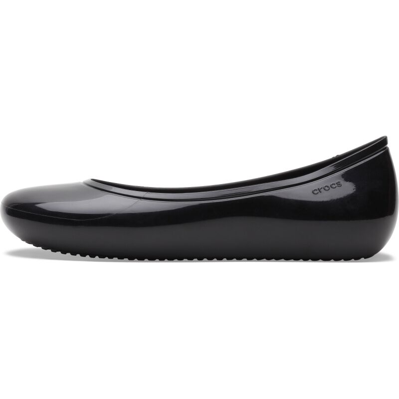 Crocs™ Brooklyn High Shine Flat Black