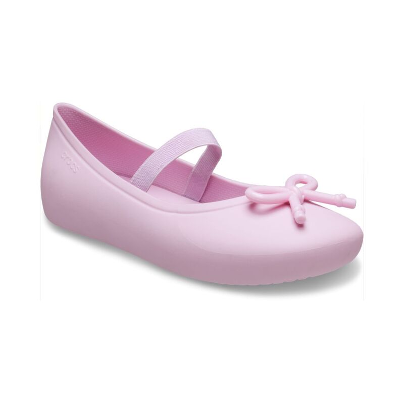 Crocs™ Brooklyn Bow Flat Ballerina Pink