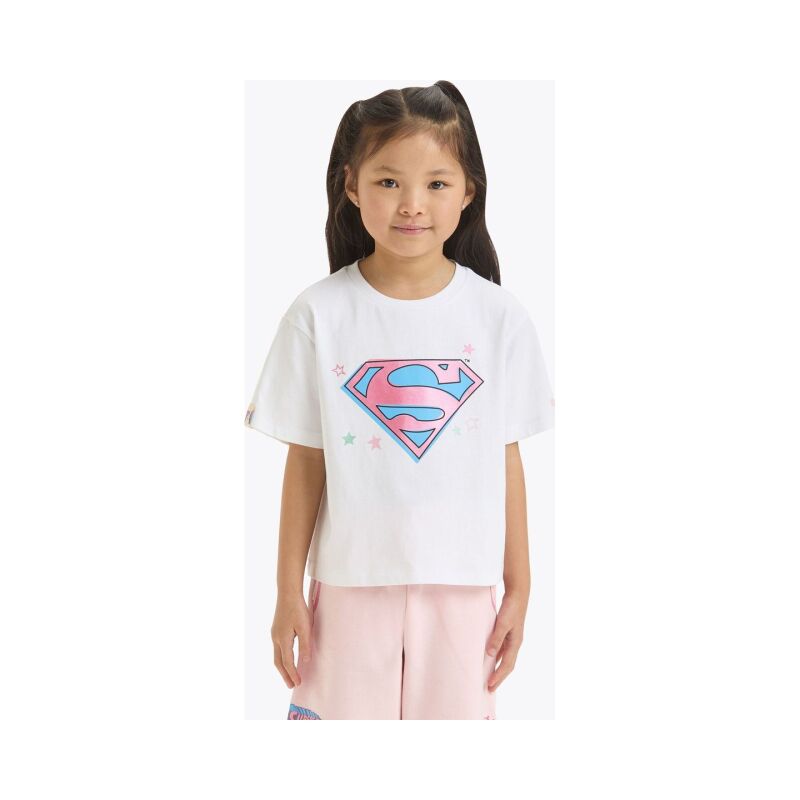 DIADORA JG.T-SHIRT SS SUPERGIRL Optical White