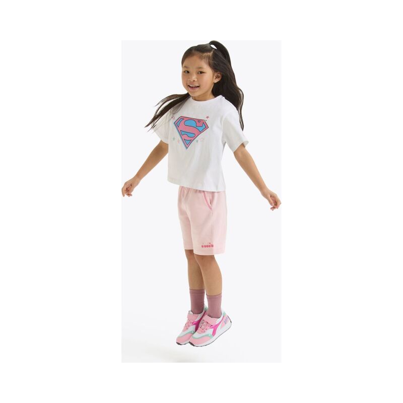 DIADORA JG.T-SHIRT SS SUPERGIRL Optical White