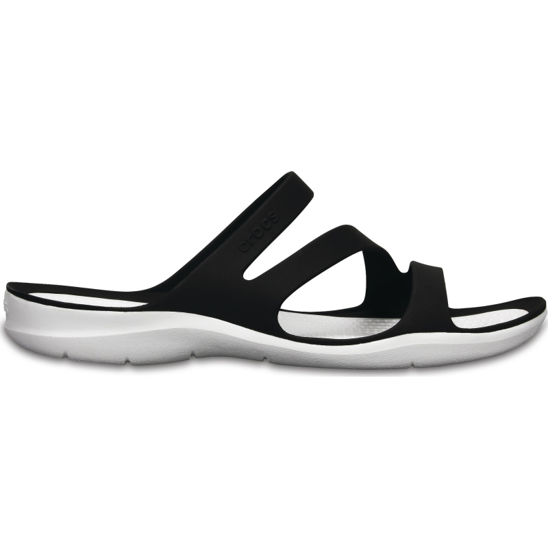 Crocs™ Women's Swiftwater Sandal Black/White