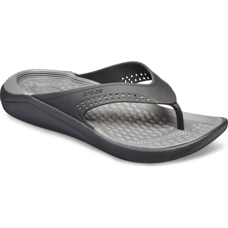 Crocs™ LiteRide Flip Black/Slate Grey