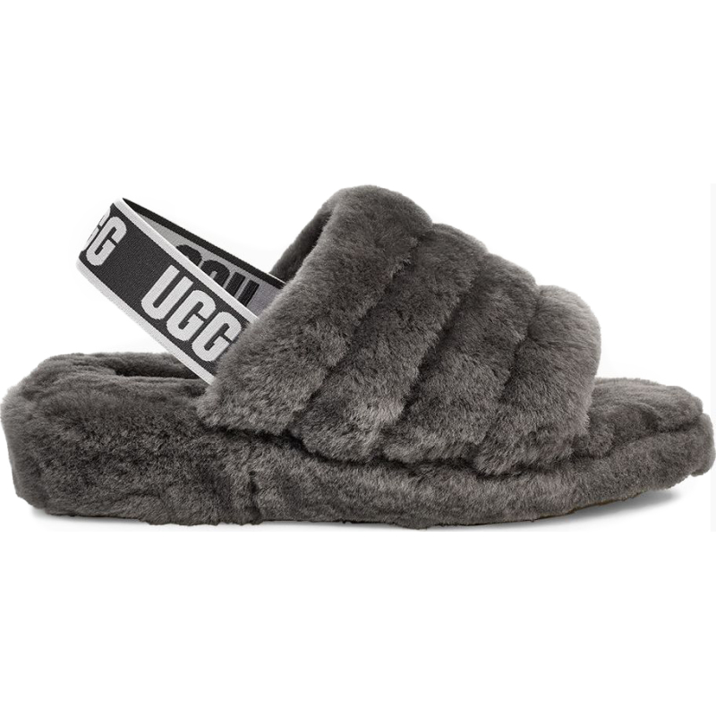 UGG Fluff Yeah Slide Charcoal