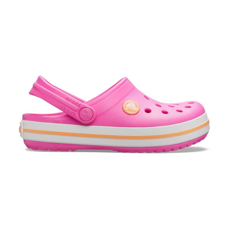 Crocs™ Kids' Crocband Clog Electric Pink/Cantaloupe