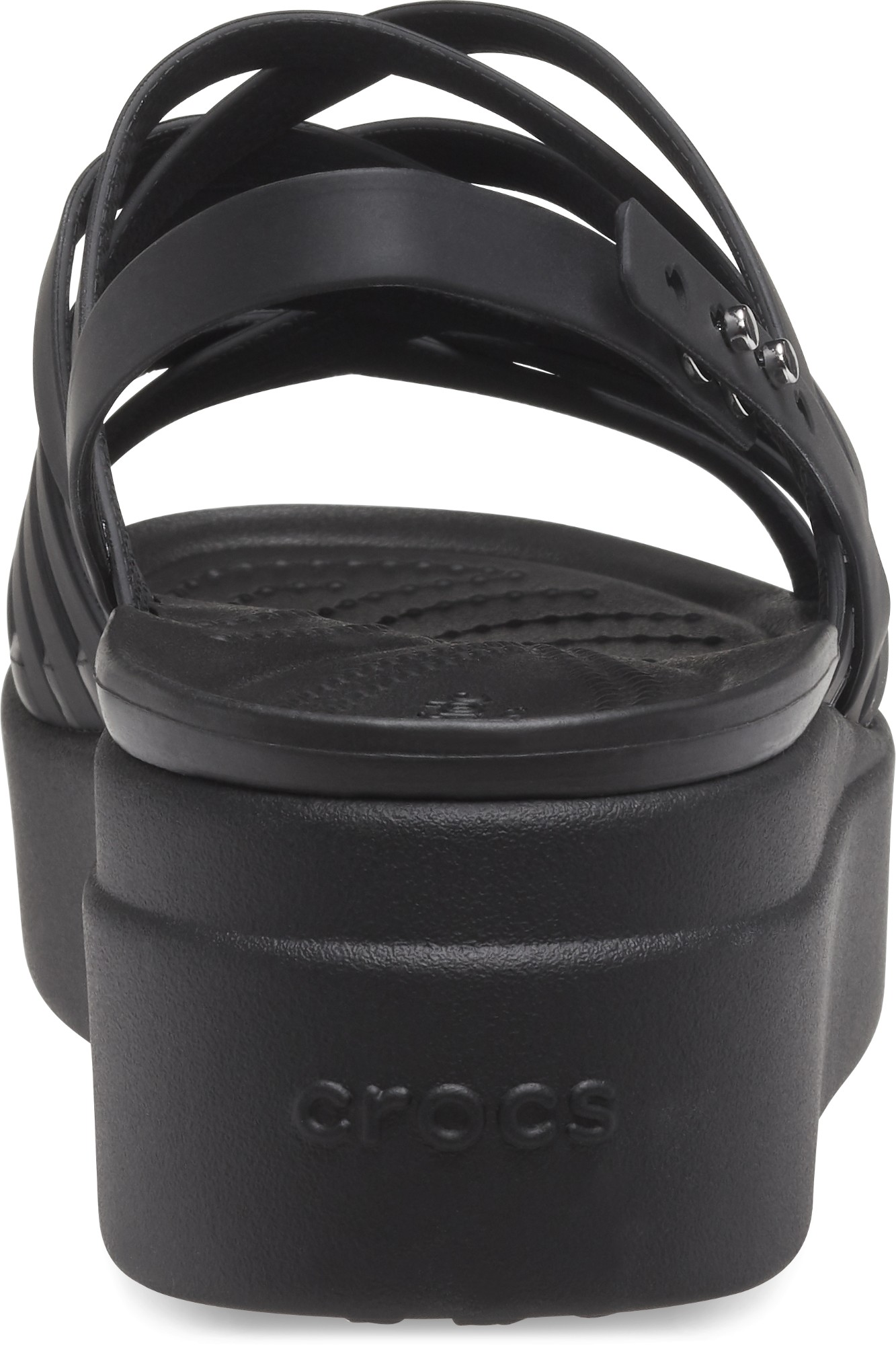 crocs ™ brooklyn strappy low wedge women's
