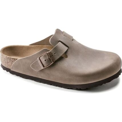Birkenstock Boston Natural Leather Oiled Regular Tabacco Brown