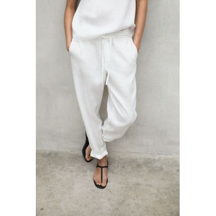 ECOALF INDIALF PANTS WOMAN White