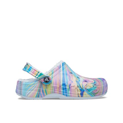 Crocs™ Baya Lined Printed Clog Mineral Blue/Multi