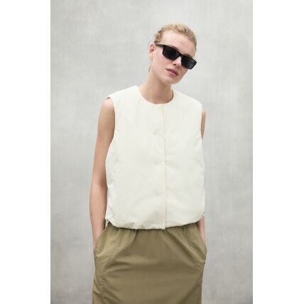 ECOALF KARINALF VEST WOMAN Creamy White