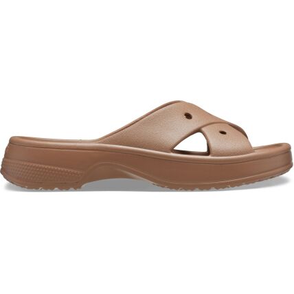 Crocs™ WOMENS CROSS STRAP Milk Chocolate