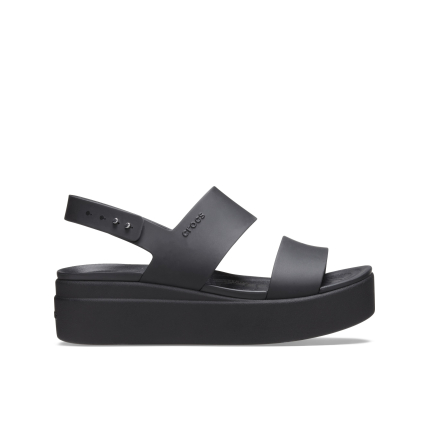 Crocs™ Brooklyn Low Wedge Womens Black/Black