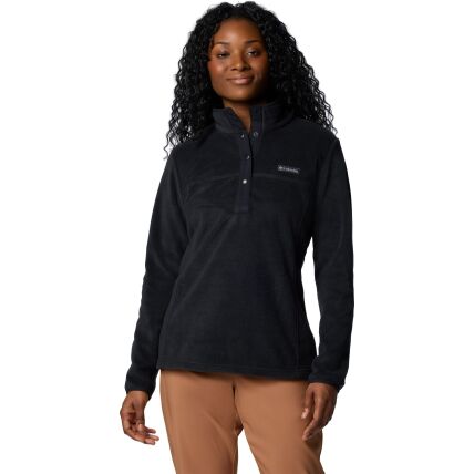 Columbia BENTON SPRINGS 1/2 SNAP PULL OVER II Black