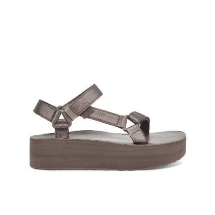 Teva Flatform Universal Leather Women's Metallic Bronze