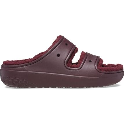Crocs™ Classic Cozzzy Sandal Dark Cherry