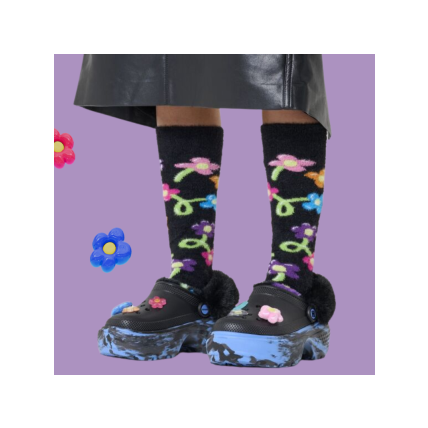 Crocs™ HappySocks X Stomp Bundle Black/Teal