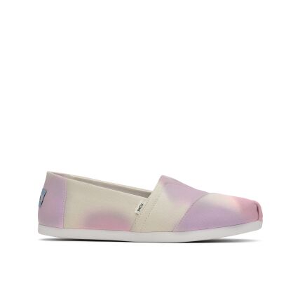 TOMS Color Changing Tie Dye Twill Women's Alpargata Light Orchid