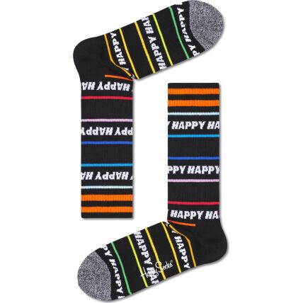 Happy Socks Happy Line Thin Crew Sock Multi 9300