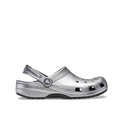 Crocs™ Classic Metallic Clog Silver Metallic