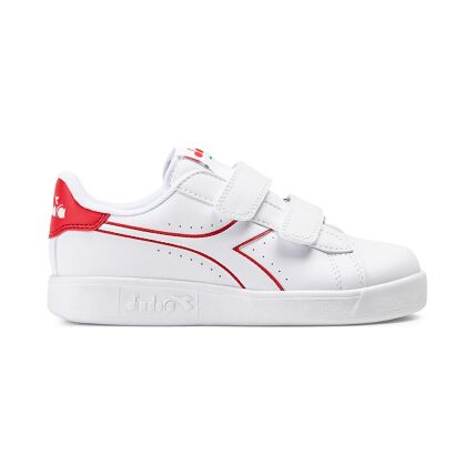 DIADORA Game P Ps Kid's White/Bittersweet Red