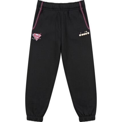 DIADORA JU.JOGGER PANT SUPERHEROES Black/Wild Rose