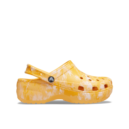 Crocs™ Classic Platform Graphic Clog Women's Orange Sorbet