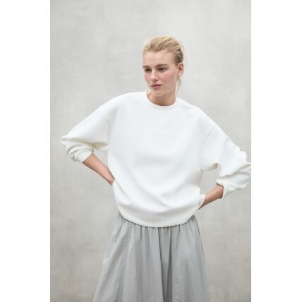 ECOALF VALDIVIAALF SWEATSHIRT WOMAN Off White