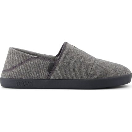 TOMS COZY TWILL MEN'S SLIPPER 10021378 Grey