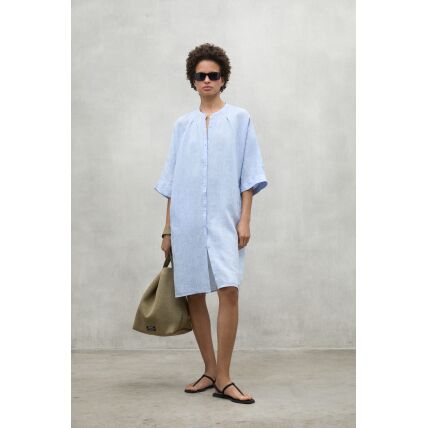 ECOALF LEAALF SHORT DRESS WOMAN Light Blue