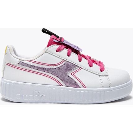 DIADORA GAME STEP P PS LOLA LABEL White/Violet Iris