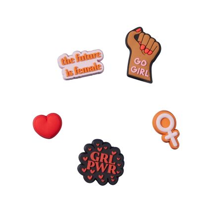 Crocs™ GIRL POWER PIN BACKER 5-PACK G0877700-MU 