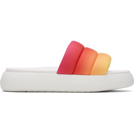 TOMS Rainbow Women Alpargata Mallow Slide Assymetrical Ombre