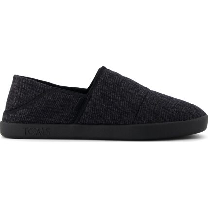 TOMS COZY TWILL MEN'S SLIPPER 10021377 Black