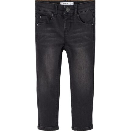 Name It SLIM FLEECE JEANS Black Denim